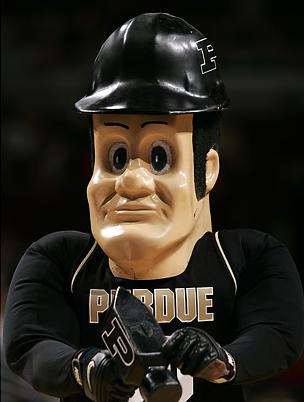 Purdue-Pete-in-black Old Purdue Pete