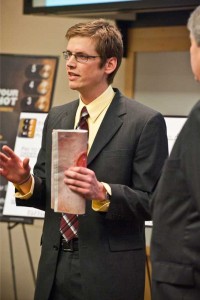 elevator-medtric Sean Connell at Purdue Elevator Pitch Competition